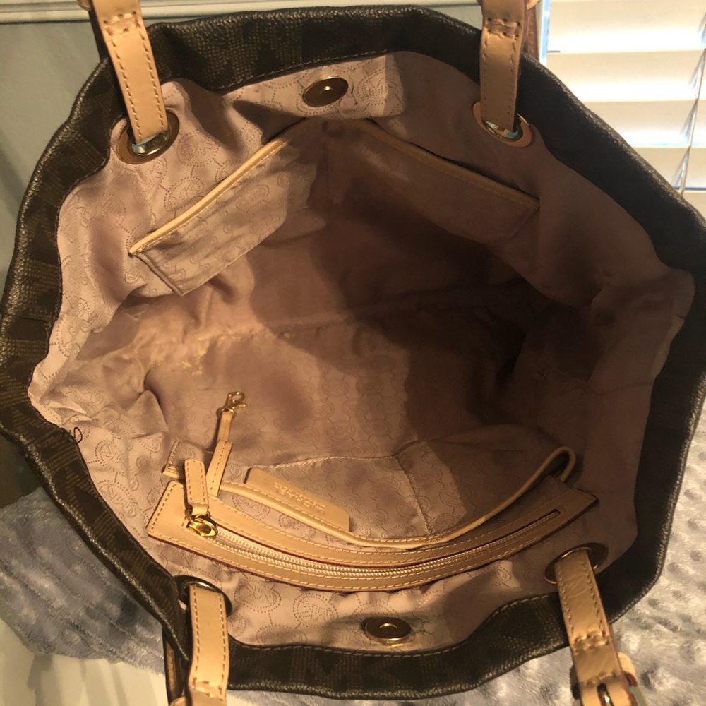 Michael Kors Brown Leather Tote
